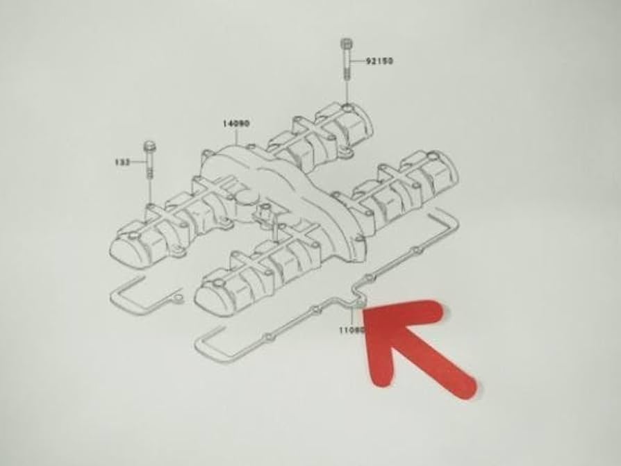 ゼファー750 シリンダーヘッド ガスケット ベース ガスケット 956 ゼファー750 C7-FA シリンダーベースガスケット【残りわずか